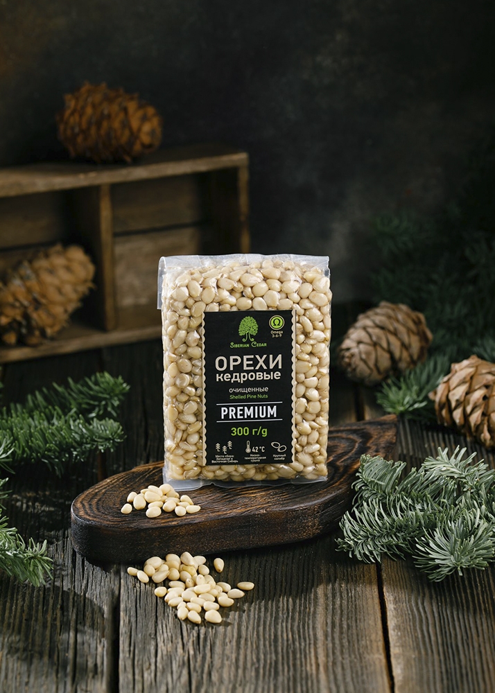 Ядро кедрового ореха Premium в брикете, 300 г