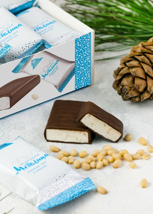 Батончик «Кедровая метелица», 720 г | шоу-бокс — 18 батончиков