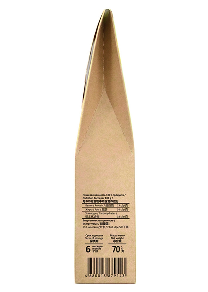 Кедровый грильяж ассорти, 70 г | мини-набор — клюква, облепиха, черника, сосновая шишка, яблоко