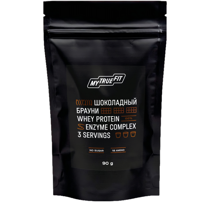 Коктейль протеиновый MyTrueFit шоколадный брауни, 90 г