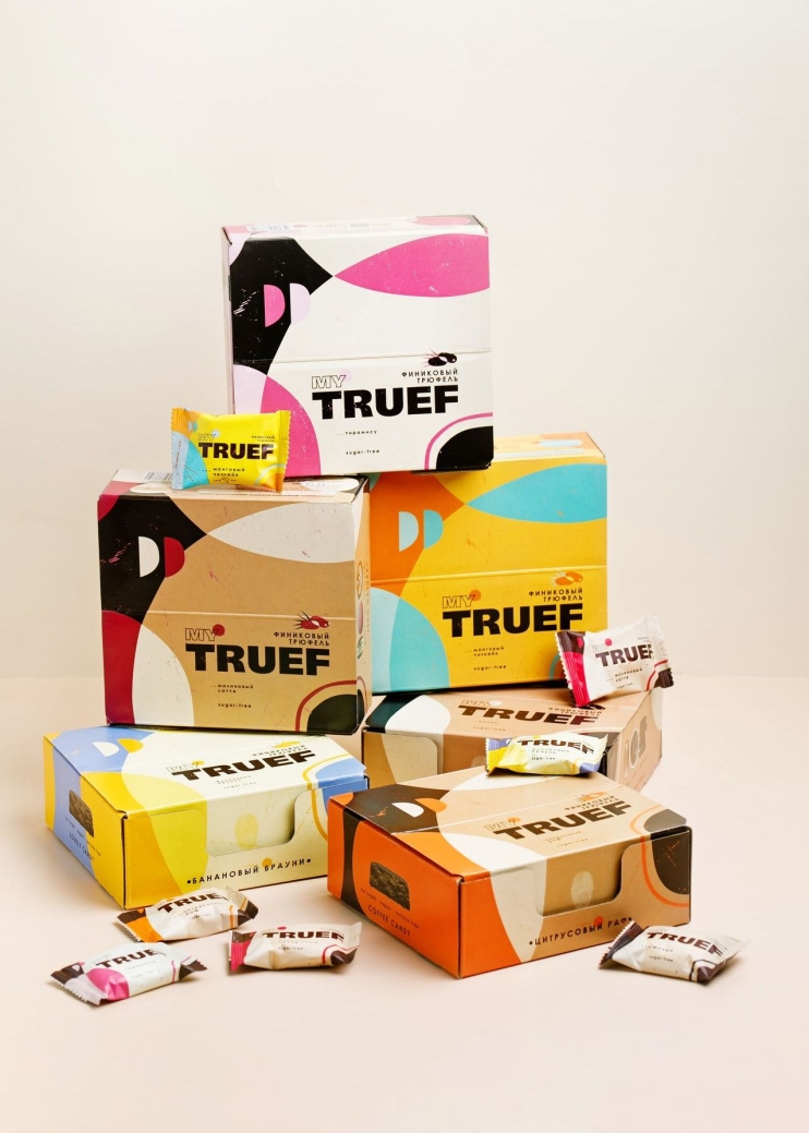 Трюфель финиковый Мy Truef ассорти, 360 г | шоу-бокс — 24 конфеты