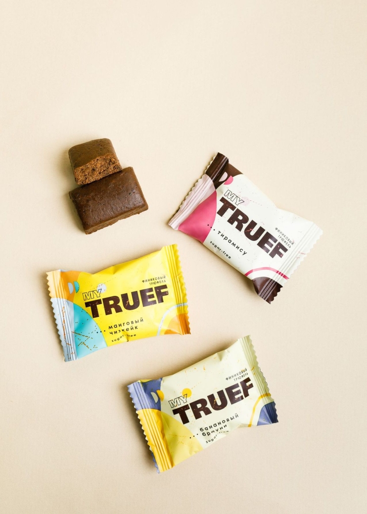 Трюфель финиковый Мy Truef ассорти, 360 г | шоу-бокс — 24 конфеты