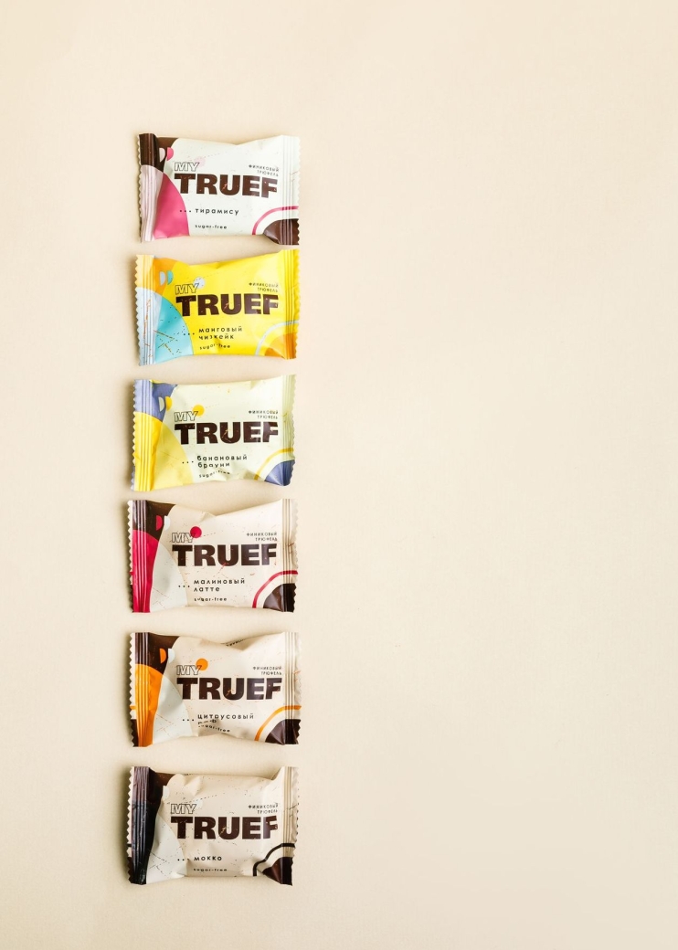 Трюфель финиковый Мy Truef ассорти, 360 г | шоу-бокс — 24 конфеты