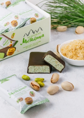 Батончик «Кедровая метелица» с фисташкой, 720 г | шоу-бокс — 18 батончиков