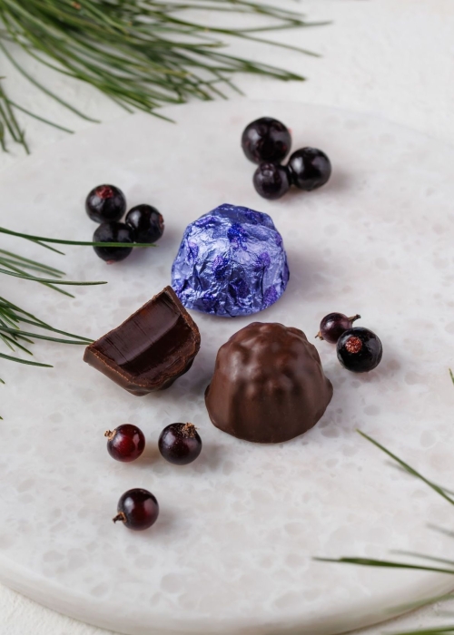 Мармеладные конфеты «Ягодень» с чёрной смородиной, 1 конфета