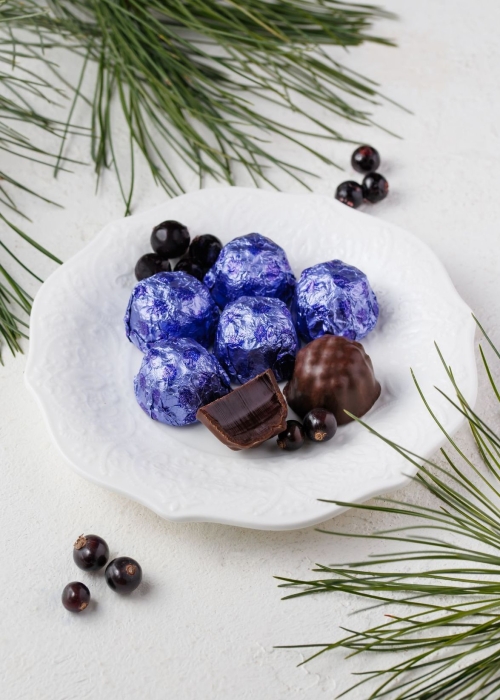 Мармеладные конфеты «Ягодень» с чёрной смородиной, 1 конфета