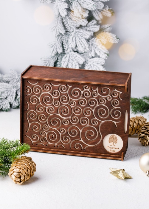 Деревянная шкатулка «‎Сибирские угощения»‎, 860 г‎