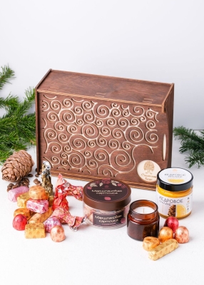 Деревянная шкатулка «‎Сибирские угощения»‎, 860 г‎