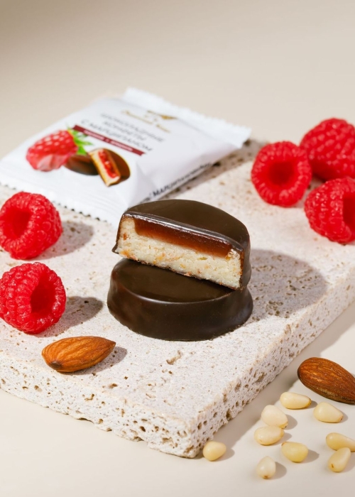 Шоколадные конфеты с марципаном «Малина-Апероль»‎, 220 г