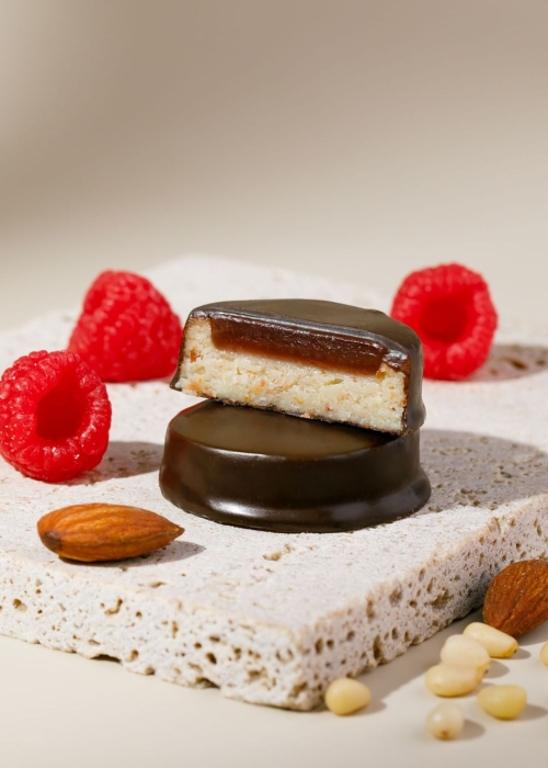 Шоколадные конфеты с марципаном «Малина-Апероль»‎, 220 г