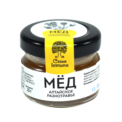 Мёд алтайское разнотравье, 25 г