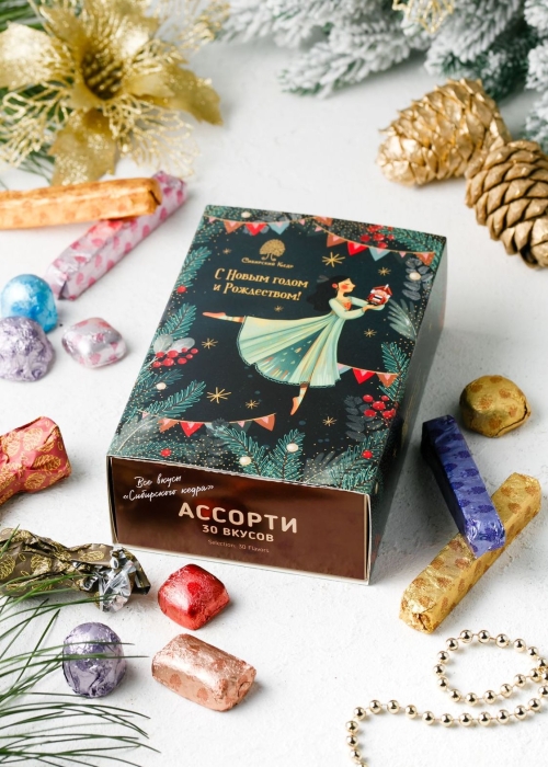 Ассорти 30 вкусов, 585 г | шоу-бокс в подарочной обложке