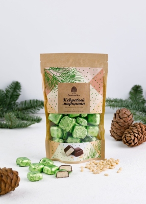 Кедровый марципан, 200 г | крафт-пакет