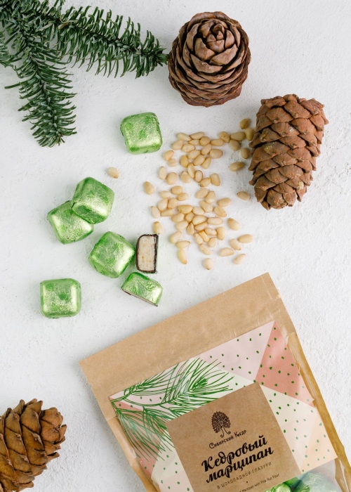 ★ Кедровый марципан, 200 г | крафт-пакет