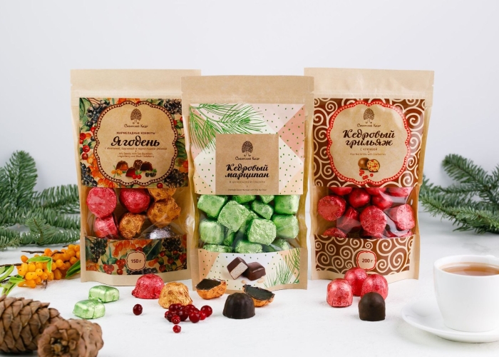 ★ Кедровый марципан, 200 г | крафт-пакет