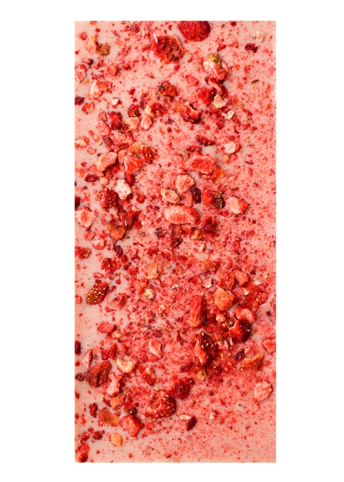 ★ Цветной шоколад с клубникой, 100 г