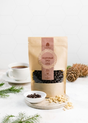 Ядро кедрового ореха в тёмном шоколаде, 150 г