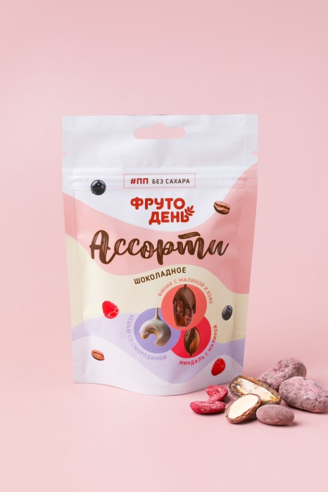 Драже Фрутодень фруктово-ореховое ассорти, 100 г