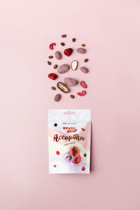 Драже Фрутодень фруктово-ореховое ассорти, 100 г