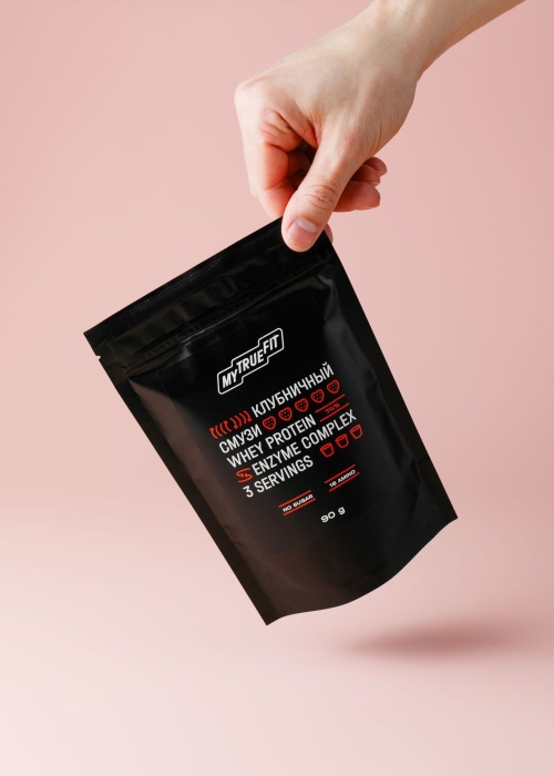 ★ Москва ★ Коктейль протеиновый MyTrueFit клубничный смузи, 90 г