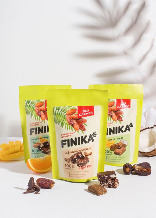 Финиковые конфеты  ‎Finika‎ кофейный трюфель, 100 г