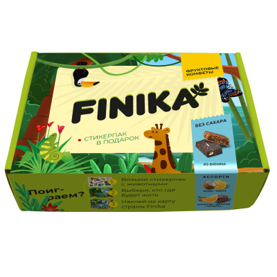Финиковые конфеты Finika ассорти, 300 г