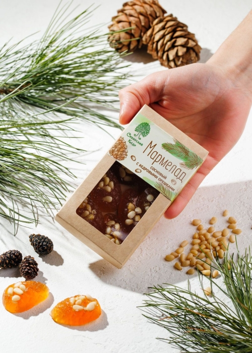 ★ Мармелад сосновый с кедровым орехом, 110 г