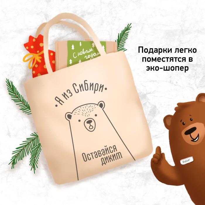 Подарочный набор «Богатство Сибири», 730 г (кедровый грильяж, кедровый орех, кедровая халва, мёд)