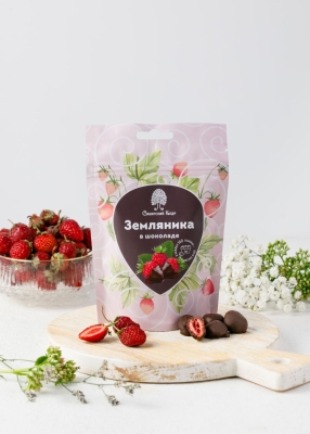 Земляника в шоколаде, 100 г