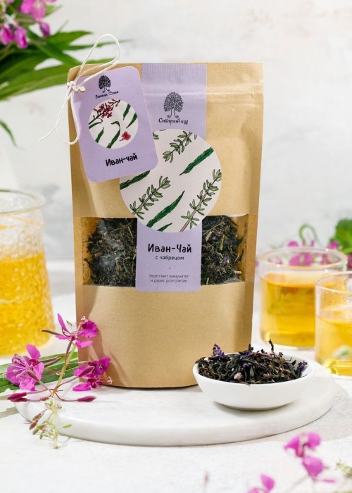 ★ Москва ★ Иван-чай с чабрецом, 40 г