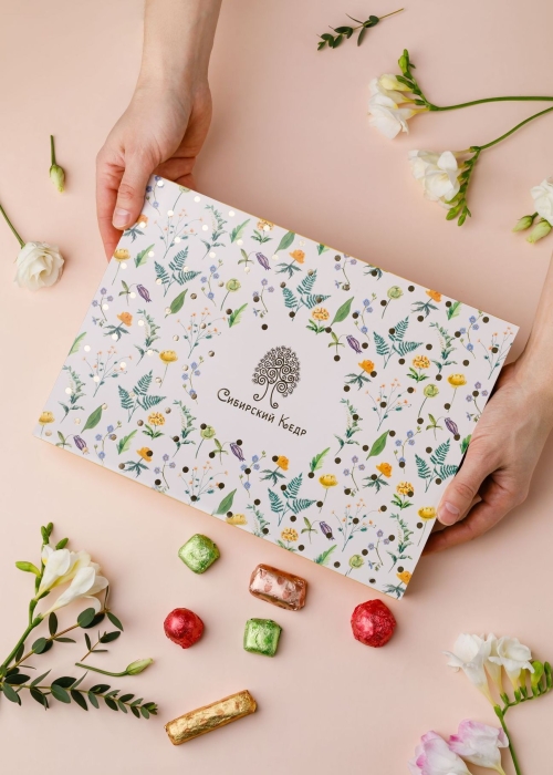 ★ Набор конфет &laquo;Кедровое ассорти&raquo;, 200 г | весенняя обложка